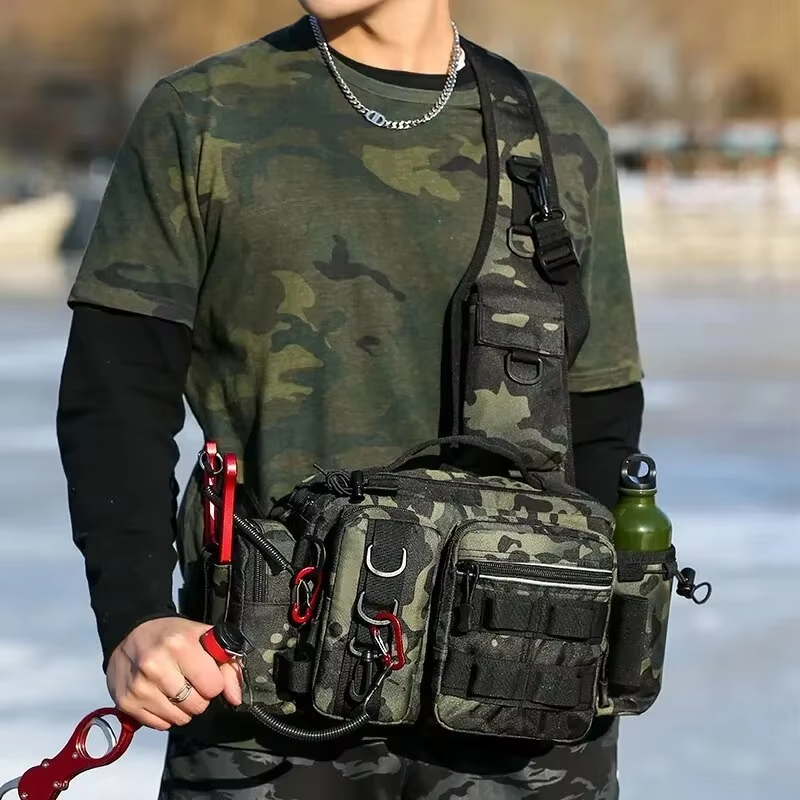Bolso táctico de cintura para  - Fishing Equipment Bag reseña y precio