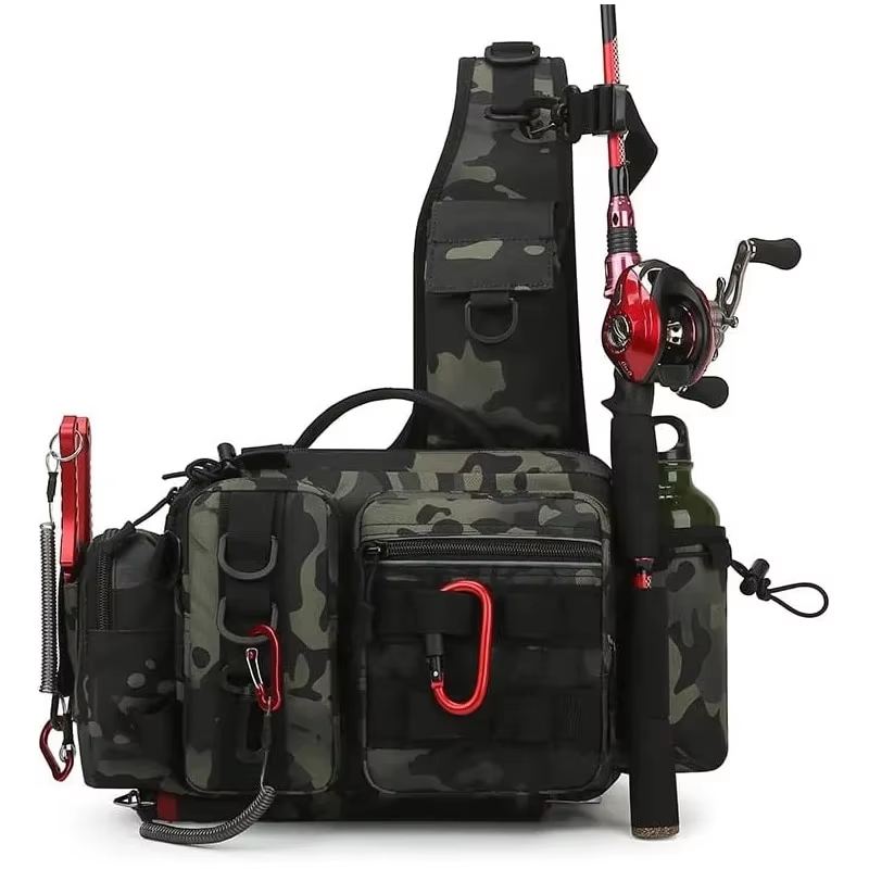 Bolso táctico de cintura para  - Fishing Equipment Bag reseña y precio