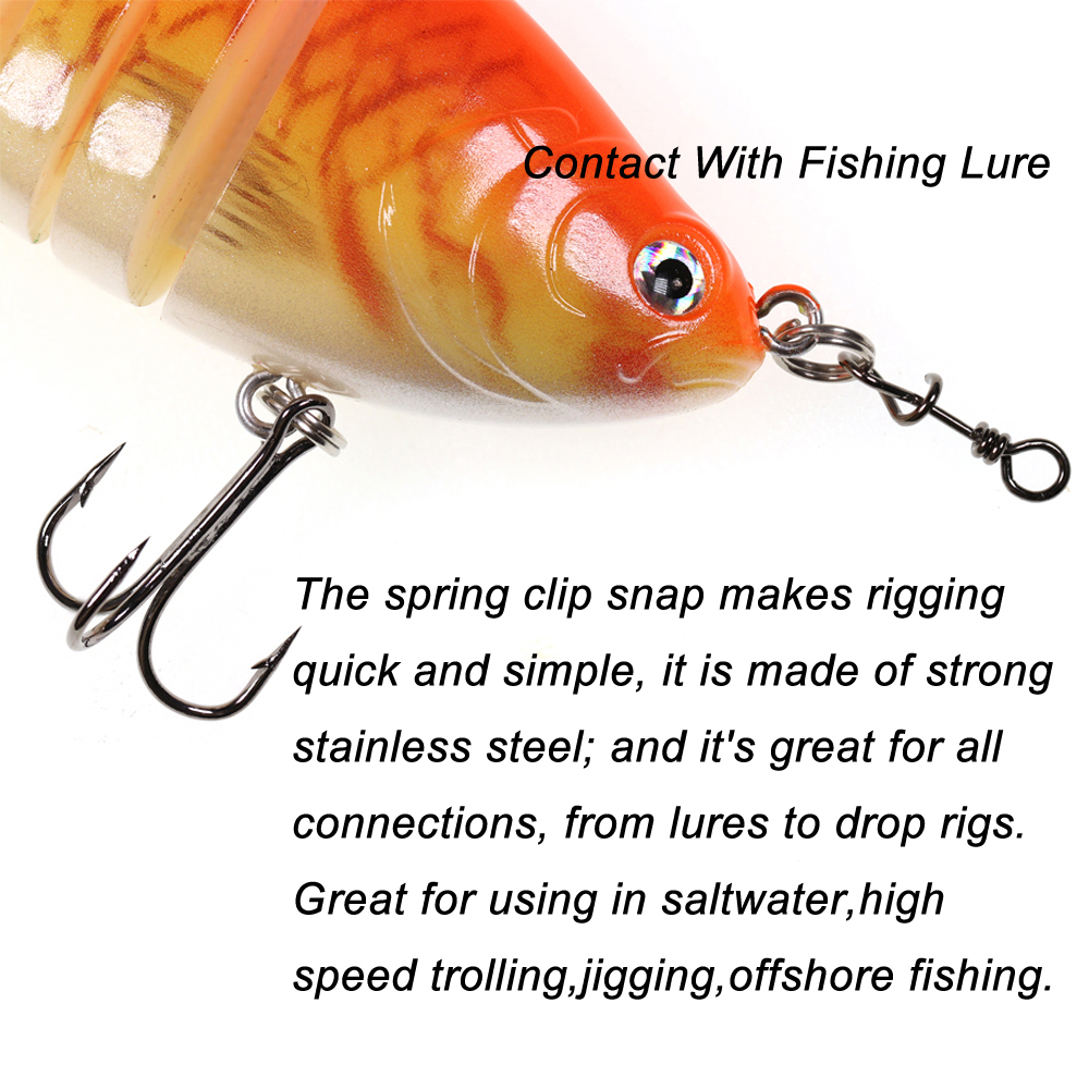 Bimoo 50 piezas de acero inoxi - Fishing Equipment Cheap reseña y precio